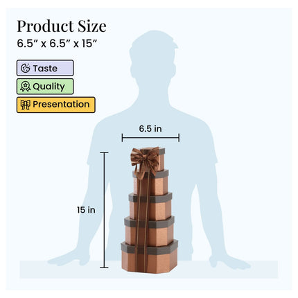 Gourmet Chocolate Food Gift Basket Snack Gifts For, Christmas, Families, College