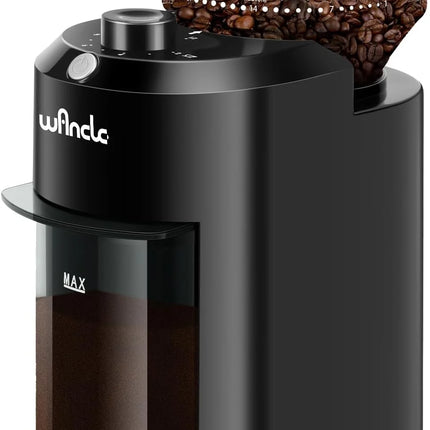 Electric Burr Coffee Grinder - Adjustable with 28 Precise Grind Settings for 12 Cups - Professional Coffee Bean Grinder