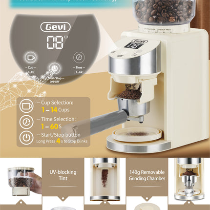 Espresso Machine 20 Bar with Grinder, Professional Espresso Maker with 35 Precise Grind Settings Burr Coffee Grinders Combos, Super-Automatic Espresso Machines, Gift for Coffee Lover