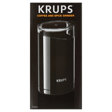 Electric Coffee and Spice Grinder with Stainless Steel Blades - Black