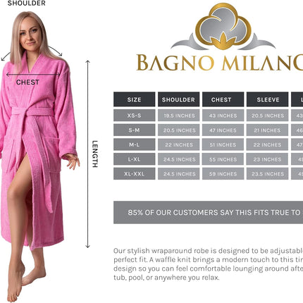 Women'S Robes, Turkish Cotton Bathrobes for Women, Kimono Robe