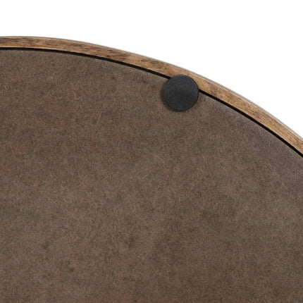 Lipton 18 In. X 18 In. Natural round Wood Decorative Tray