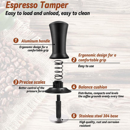 22 PCS Coffee Tamper Set, Espresso Accessories Barista Kit, with 51Mm Espresso T