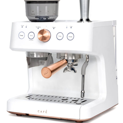 Automatic Espresso Machine, 15-Bar, White, Espresso Machines