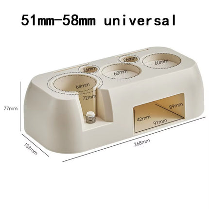 Coffee Tamper Station 51/53/54/58Mm Universal ABS Espresso Tamper Holder Coffee Portafilter Rack Tamper Storage Base Coffeeware