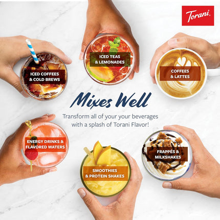 Torani Hazelnut Syrup - 25.4 oz (Pack of 4) - Transform Your Drinks Today!