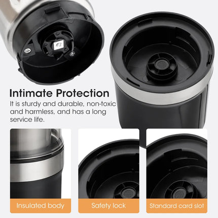 Electric Coffee Bean Grinder with Washable Design for Garlic, Herbs, Grains, and Spices - Automatic Detachable for Effortless Cleaning