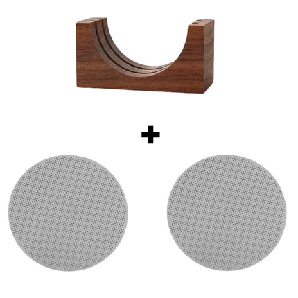 Ultra-Thin 0.2Mm Coffee Filter Mesh 58.5Mm 53.5Mm 51Mm Espresso Puck Screen Reusable Portafilter Filter for Espresso Machine