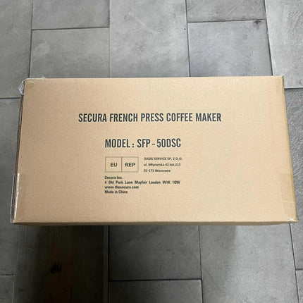 French Press Coffee Maker, 50-Ounce, 304 Stainless Steel Insulated Coffee Press with Extra Screen