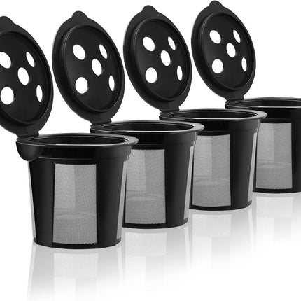 Premium Black Refillable K-Cups for Keurig K Supreme plus and Slim Models