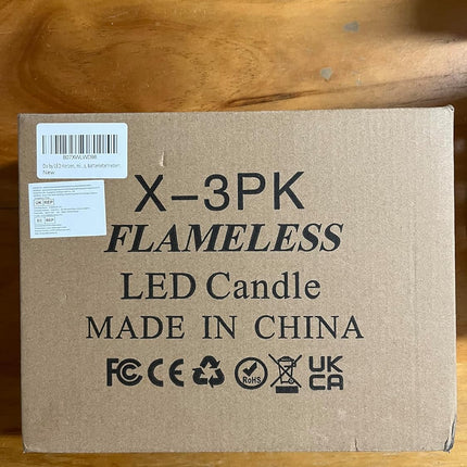 Flameless Candles with String Lights，Battery Operated Candles,Led Flickering Candles with Remote Control and Timer, Real Wax, 3 Pack-Ivory White