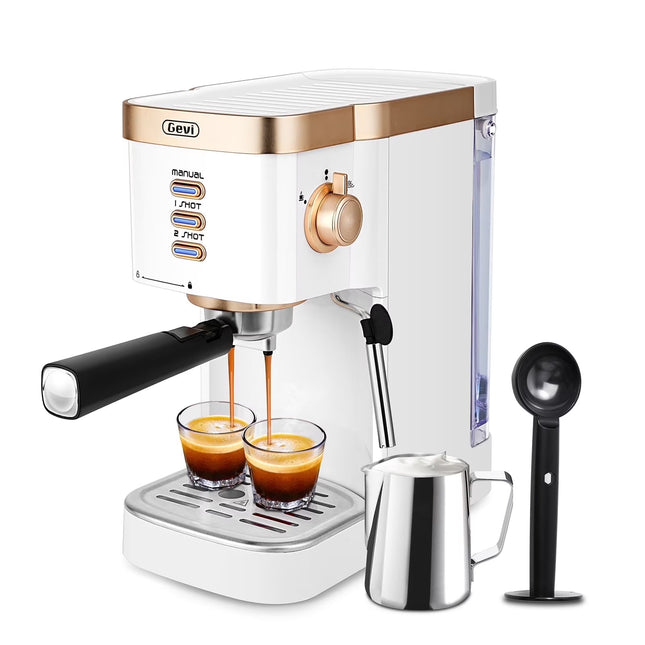 Professional 20 Bar Espresso Machine with Milk Frother - Brew Cafe-Quality Coffee at Home!