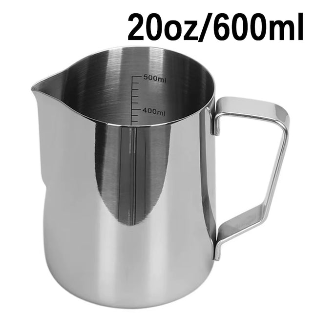 Coffee Milk Frothing Jug Latte Art Milk Frother Pitcher Stainless Steel Measurement Jug Espresso Barista Tool Coffee Accessories