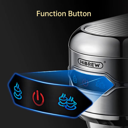 Coffee Maker Cafetera 20 Bar Inox Semi Automatic Super Slim ESE POD & Powder Espresso Machine Hot Water H11