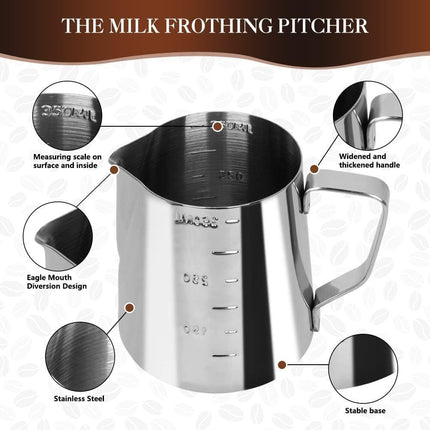 23-Piece Barista Survival Kit for Creating Exquisite Espresso Art