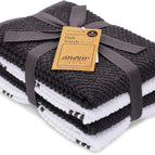 Dark Gray Stripes / Dish Towels / 16