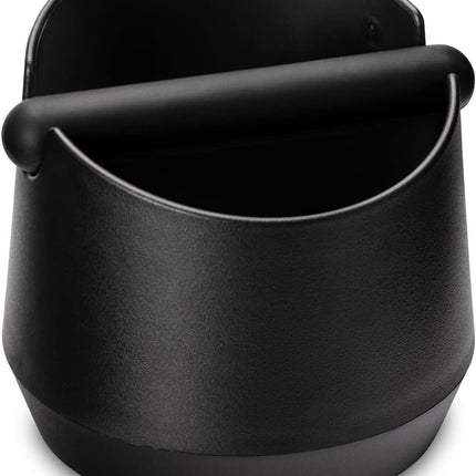 Coffee Knock Box 4.8 Inch Shock-Absorbent Durable Barista Style Knock Box with Removable Knock Bar and Non-Slip Base Gift (Round)