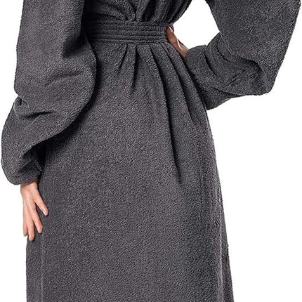 Women'S Robes, Turkish Cotton Bathrobes for Women, Kimono Robe