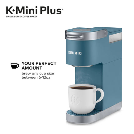 K-Mini plus Single Serve K-Cup Pod Coffee Maker, Evening Teal
