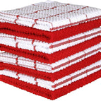 Red Check / Dish Cloths / 12