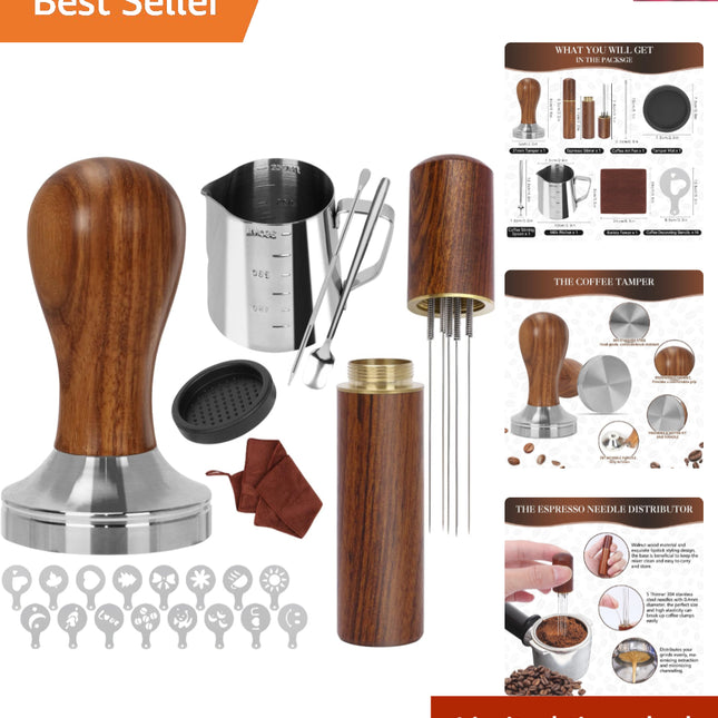 23-Piece Barista Survival Kit for Creating Exquisite Espresso Art