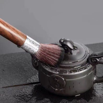 Hibioru Wooden Espresso Black Coffee Powder Washing Brush for Coffe Filter Maker Barista Cleaning Grinder Cafe Tools