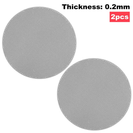 Ultra-Thin 0.2Mm Coffee Filter Mesh 58.5Mm 53.5Mm 51Mm Espresso Puck Screen Reusable Portafilter Filter for Espresso Machine