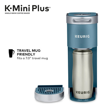 K-Mini plus Single Serve K-Cup Pod Coffee Maker, Evening Teal