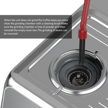 Premium Espresso Machines Featuring Milk Frother Steam Wand, Integrated Coffee Grinder, and Self-Cleaning Functionality