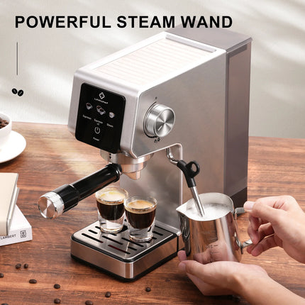 Professional 20 Bar Espresso Machine with Milk Frother - Perfect for Barista-Quality Coffee at Home!