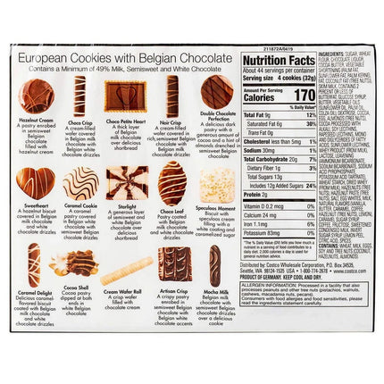 European Cookies with Belgian Chocolate - 49.4 Oz