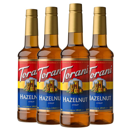Torani Hazelnut Syrup - 25.4 oz (Pack of 4) - Transform Your Drinks Today!