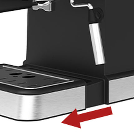 Geek Chef Espresso Machine, Espresso&Cappuccino Latte Maker 20 Bar Coffee Machine Compatible with ESE POD Capsules Filter&Milk Frother Steam Wand, 950W, 1.5L Water Tank,Ban on Amazon