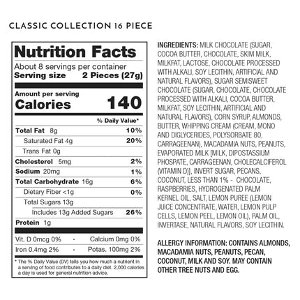 Ethel M Chocolates Classic Collection, 2 Pack, 32 Pieces Total