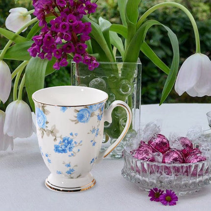 300Ml Ceramic Coffee Cup Patterned Tea Milk Coffee Mug for Tea Porcelain Travel Cup Large Capacity Ceramic Nice Gifts