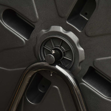 Tumbling Compost Bin Outdoor 360° Dual Chamber Rotating Composter 43 Gallon, Yellow