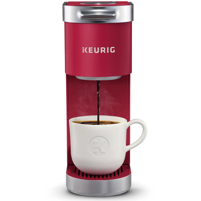 K-Mini plus Single Serve K-Cup Pod Coffee Maker, Cardinal Red