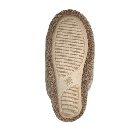 Indulge Your Feet with Sherpa Tan - Cozy Men's Sherpa House Slippers