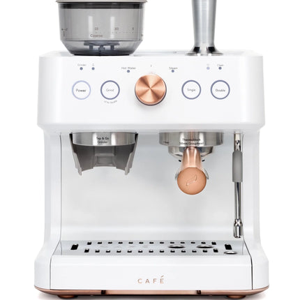 Automatic Espresso Machine, 15-Bar, White, Espresso Machines