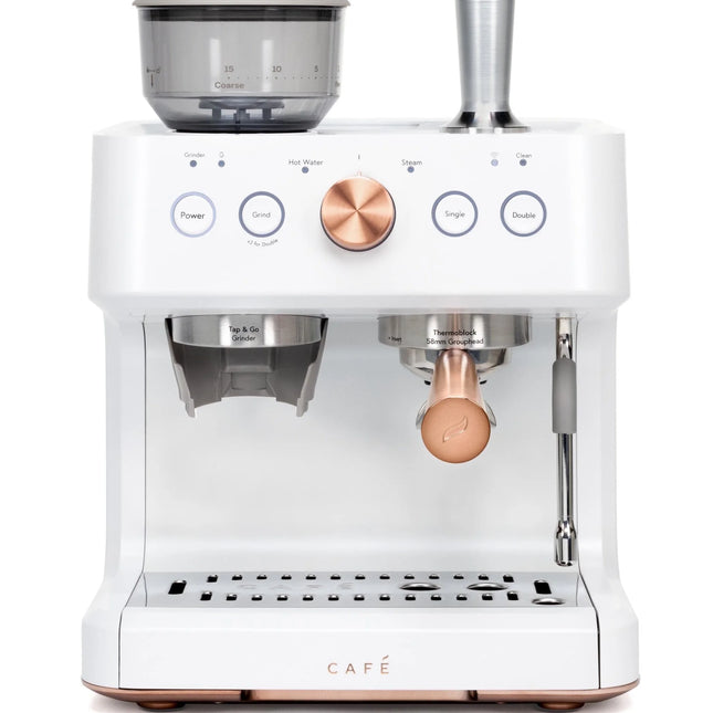 Automatic Espresso Machine, 15-Bar, White, Espresso Machines