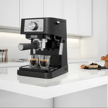 Stilosa Manual Espresso Machine - Create Perfect Lattes & Cappuccinos at Home!