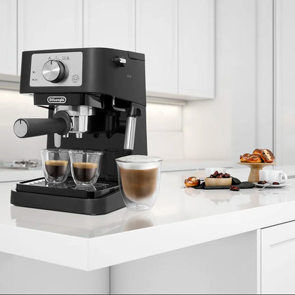 Stilosa Manual Espresso Machine - Create Perfect Lattes & Cappuccinos at Home!