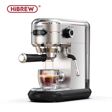 Coffee Maker Cafetera 20 Bar Inox Semi Automatic Super Slim ESE POD & Powder Espresso Machine Hot Water H11