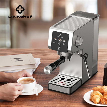 Professional 20 Bar Espresso Machine with Milk Frother - Perfect for Barista-Quality Coffee at Home!