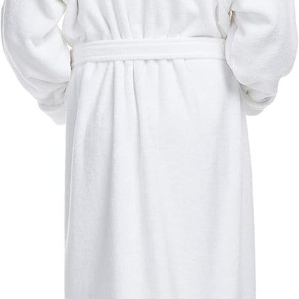Men'S Deluxe Terry Cloth Turkish Cotton Bathrobe Robe
