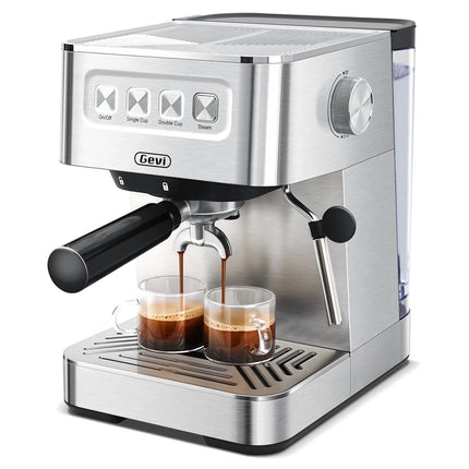 Premium 20 Bar Stainless Steel Espresso Machine for Home Baristas