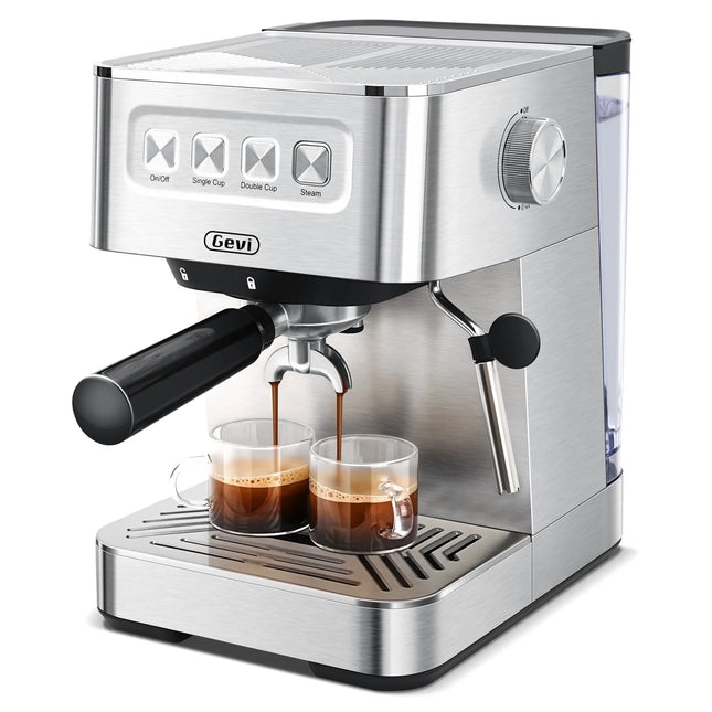 Premium 20 Bar Stainless Steel Espresso Machine for Home Baristas